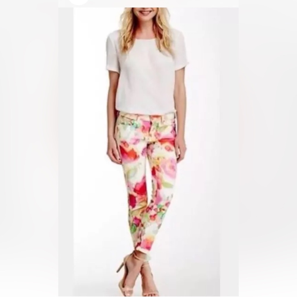 Kate Spade Tie Dyed Skinny Jeans cotton stretch sz 27 New